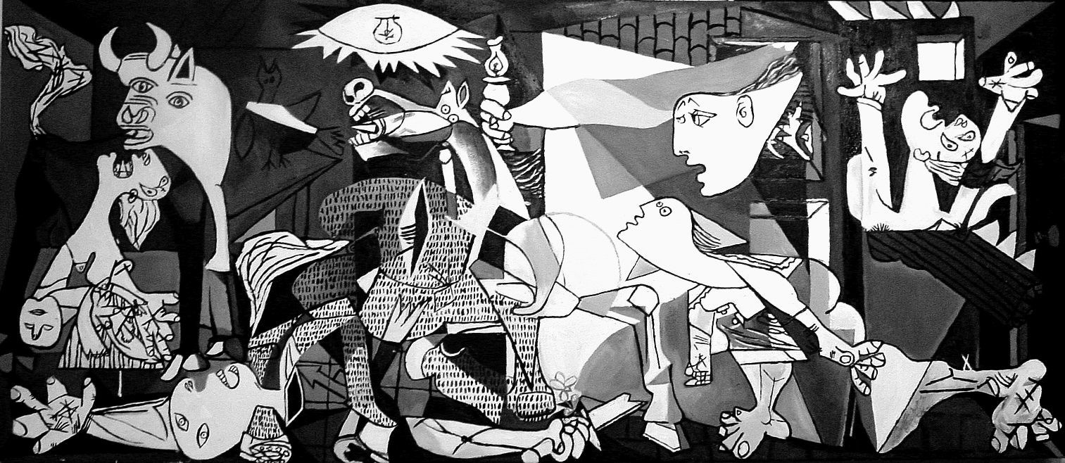 Obraz Pabla Picassa Guernica (na snímke). Po bombardovaní sa baskické mestečko stalo aj obeťou propagandy.