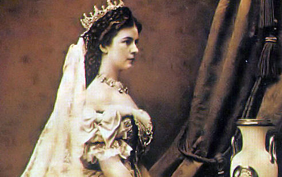Rakúska cisárovná a uhorská kráľovná Alžbeta Bavorská, prezývaná Sissi.