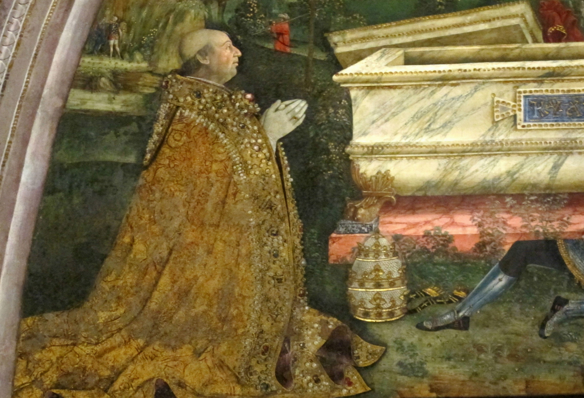 Alexander VI. na nástennej maľbe v Pápežskom paláci.