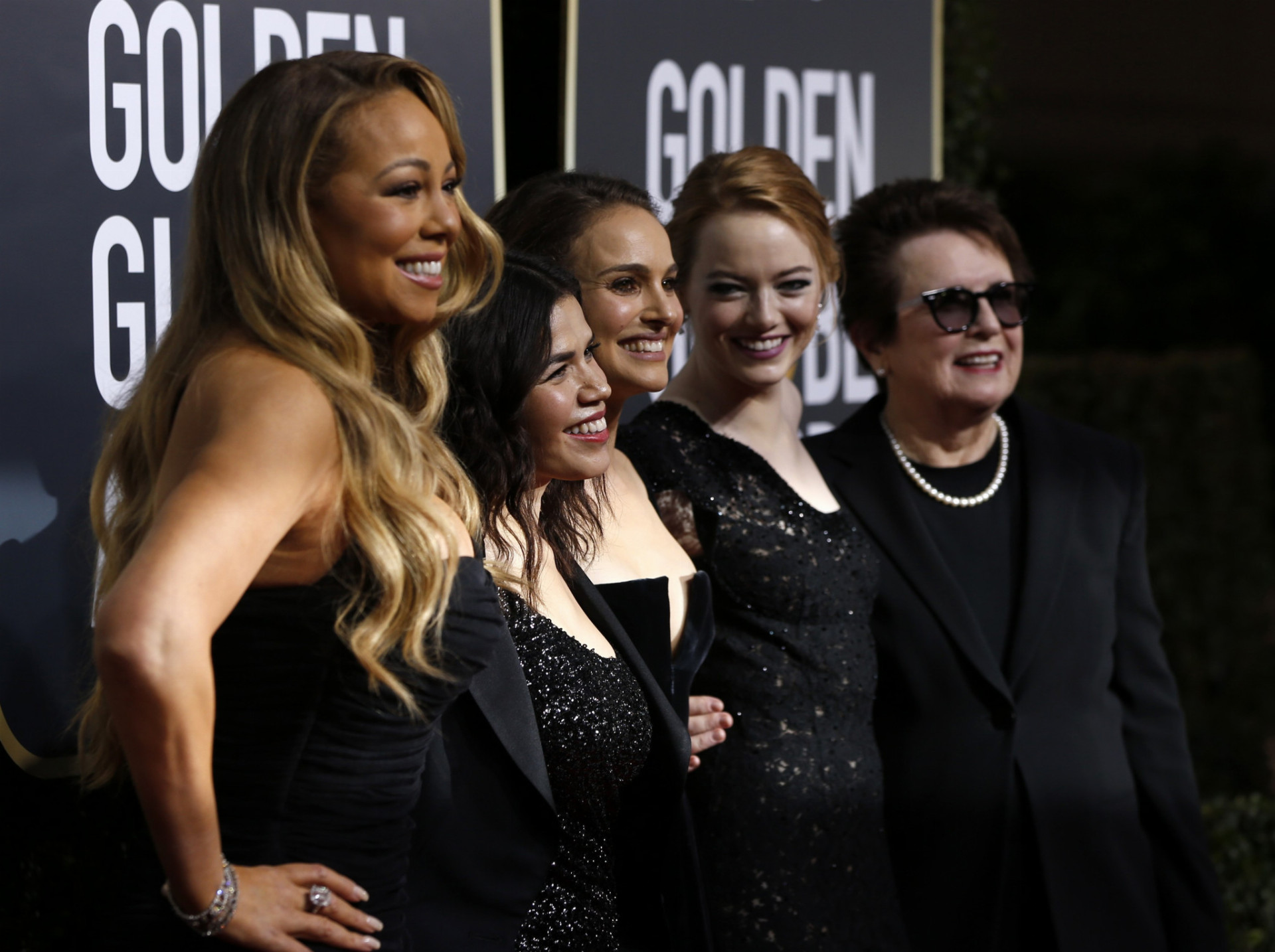 Mariah Carey, America Ferrera, Natalie Portman, Emma Stone, Billie Jean King