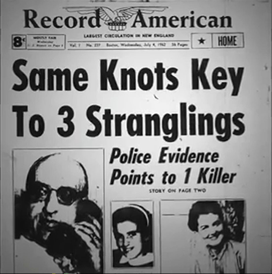 Jeden z novinových titulkov po prvých troch vraždách.