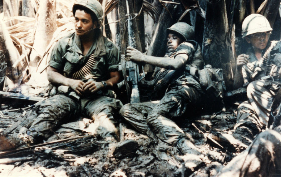 Americkí vojaci vo vietnamskej vojne.