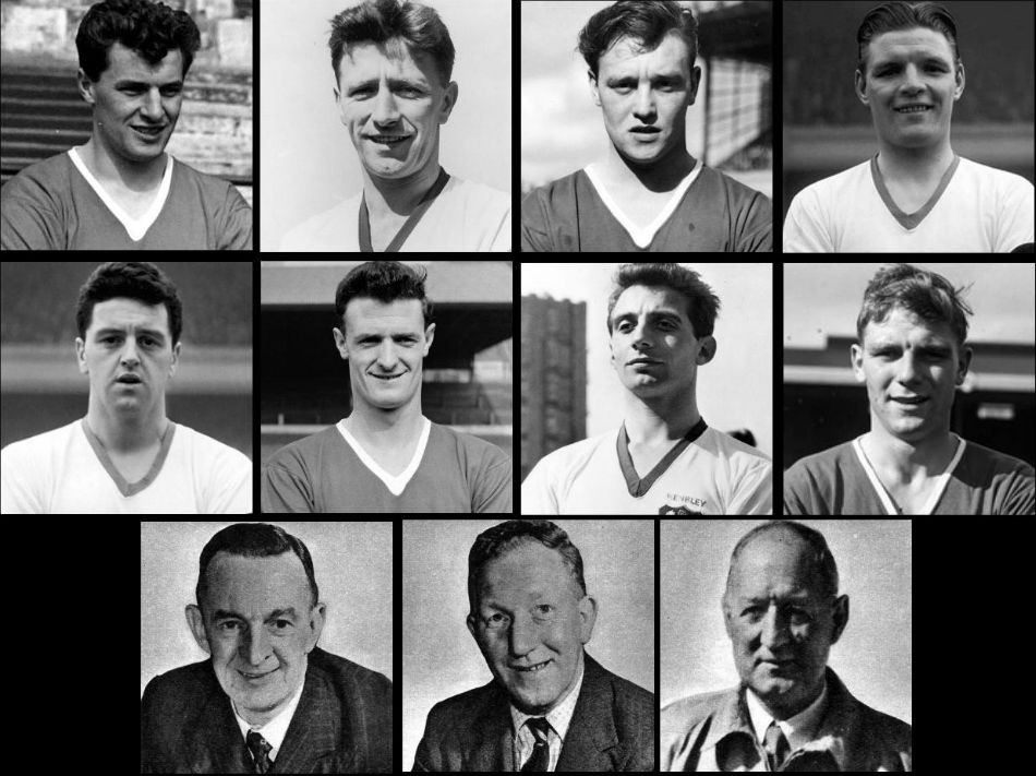 Hráči a členovia tímu Manchester United, ktorí prišli o život pri leteckom nešťastí v Mníchove 6. februára 1958.
