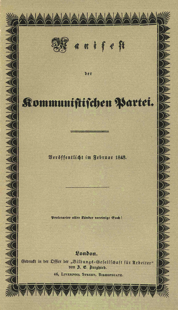 Manifest komunistickej strany.