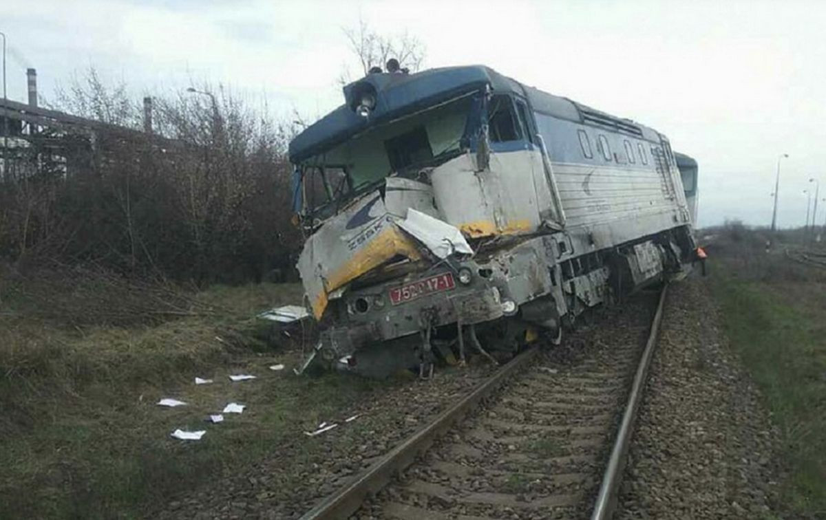 Zrážka vlaku v Košiciach