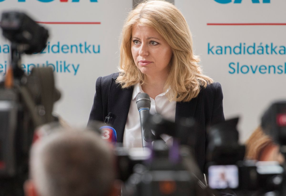 Kandidátka na prezidentku Zuzana Čaputová