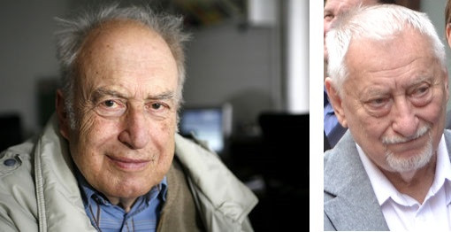Bývalí redaktori Československého rozhlasu Richard Seemann a Jan Petránek.