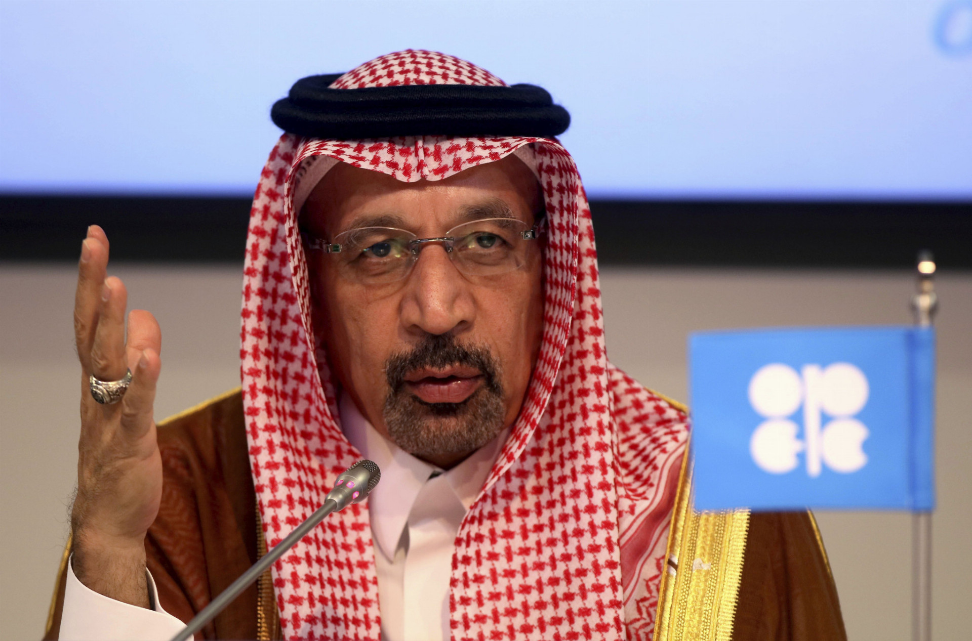 Minister pre energetiku Chálid Fálih odmietol správy o tom, že
Saudi Aramco nevstúpi na burzu.