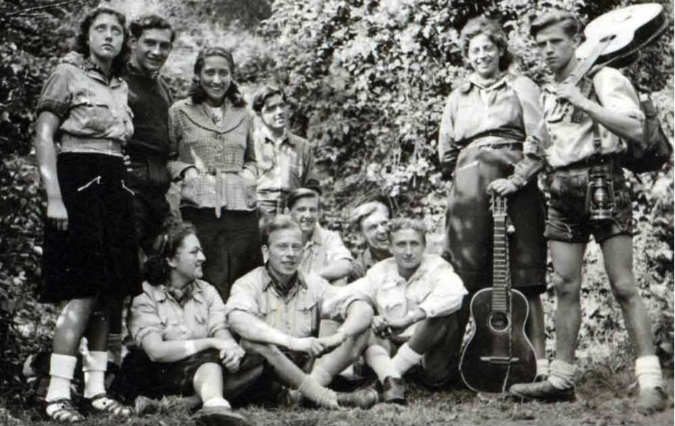 Skupina Edelweiss Piraten z Porýnia v roku 1940.