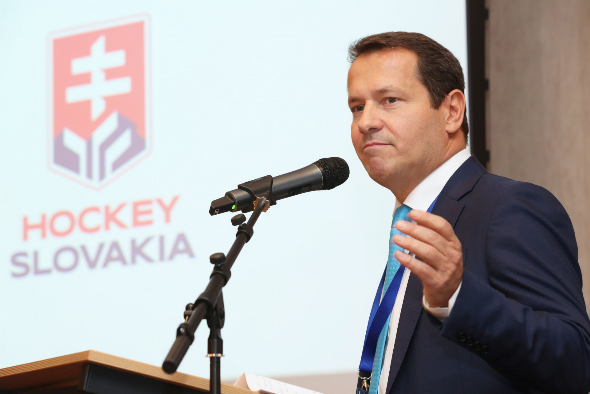 Prezident zväzu Martin Kohút informoval pred týždňom o rozvoji hokeja na konferencii Slovenský národný záujem, ktorú organizovali Hospodárske noviny.