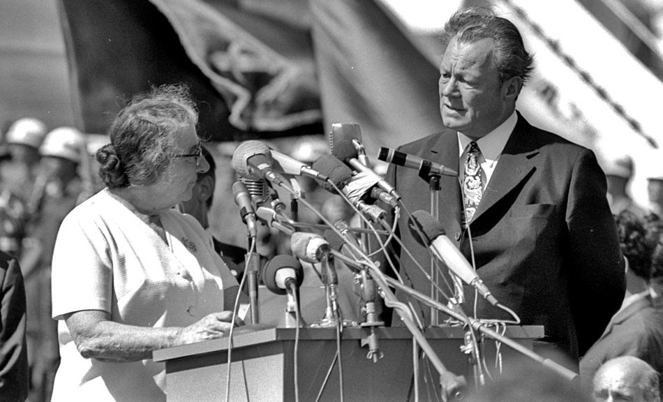 Na pozvanie Goldy Meirovej prišiel v roku 1973 na oficiálnu návštevu nemecký spolkový kancelár Willy Brandt.
