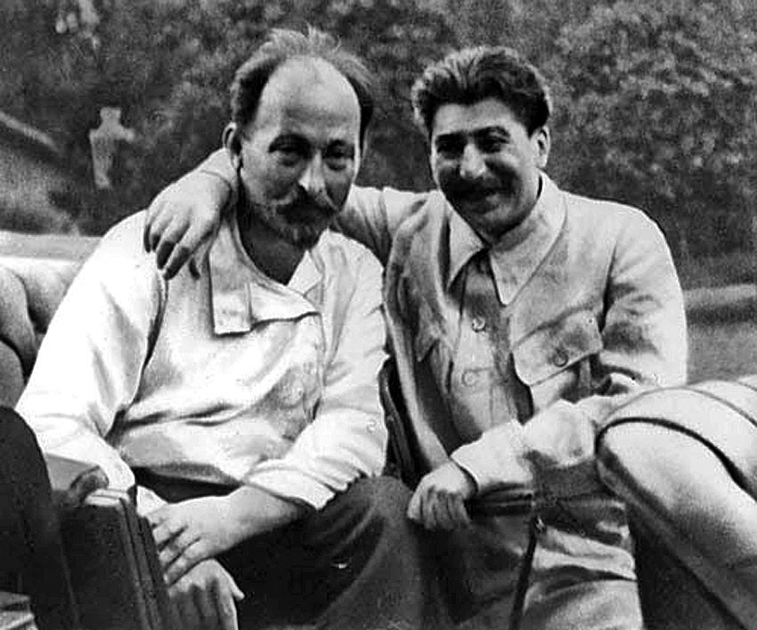 Stalin so zakladateľom obávanej sovietskej tajnej polície Felixom Dzeržinským.