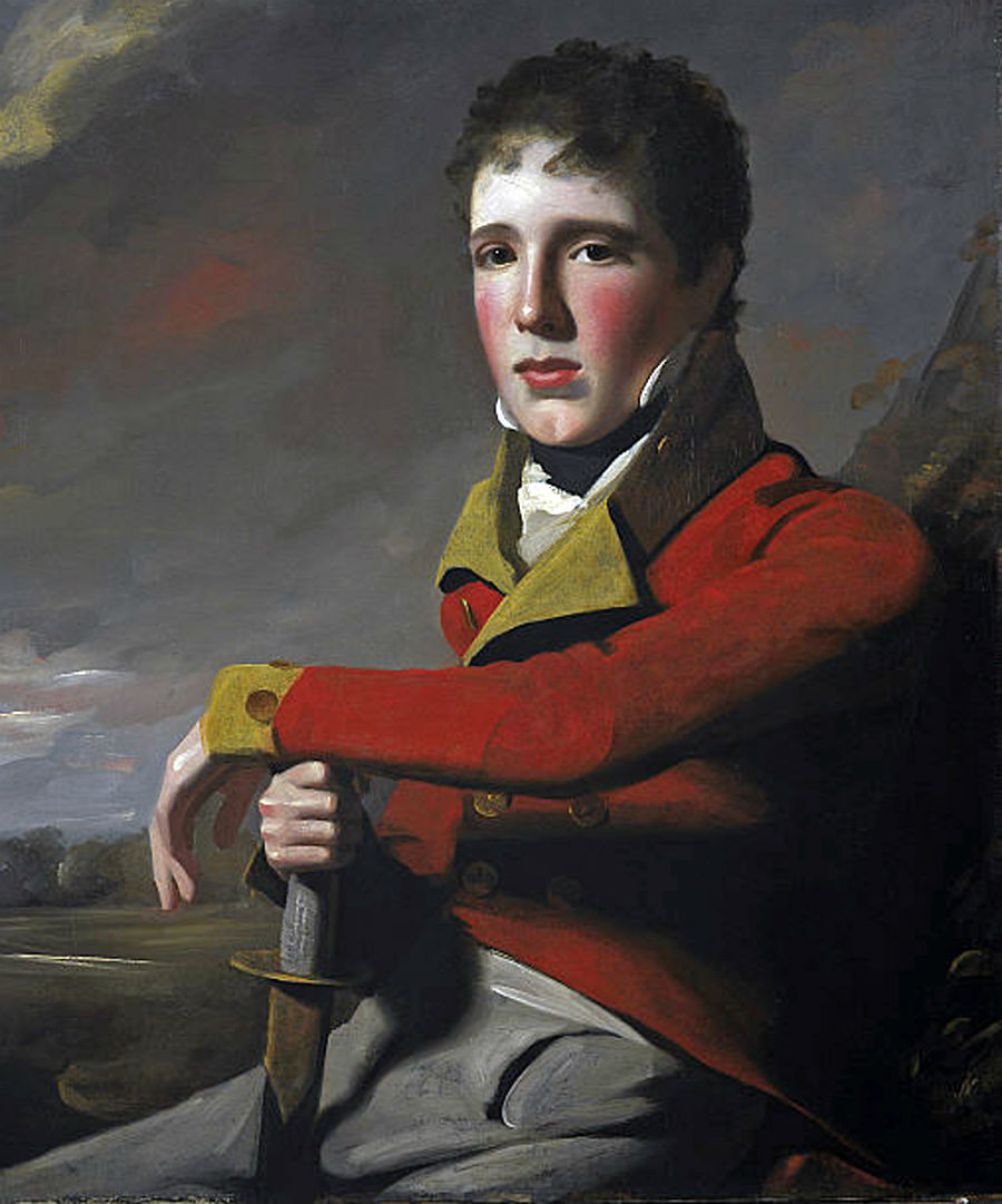 Portrét MacGregora z obdobia, keď slúžil v britskej armáde.
