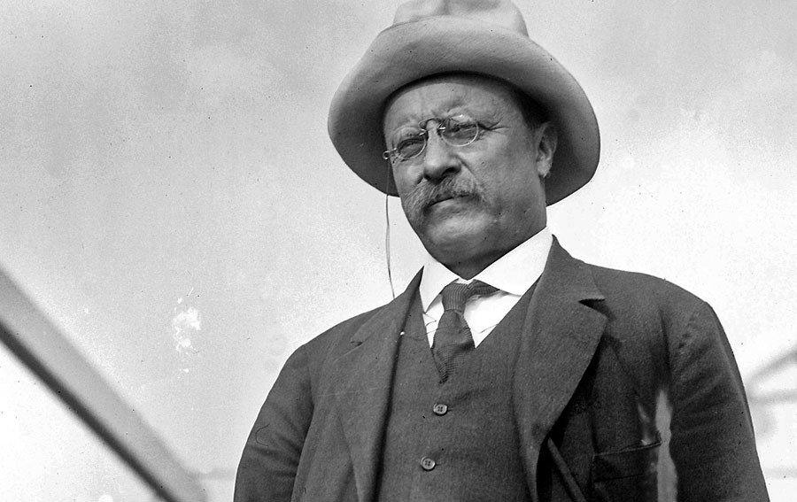 Theodore Roosevelt bol americkým prezidentom v rokoch 1901 až 1909.