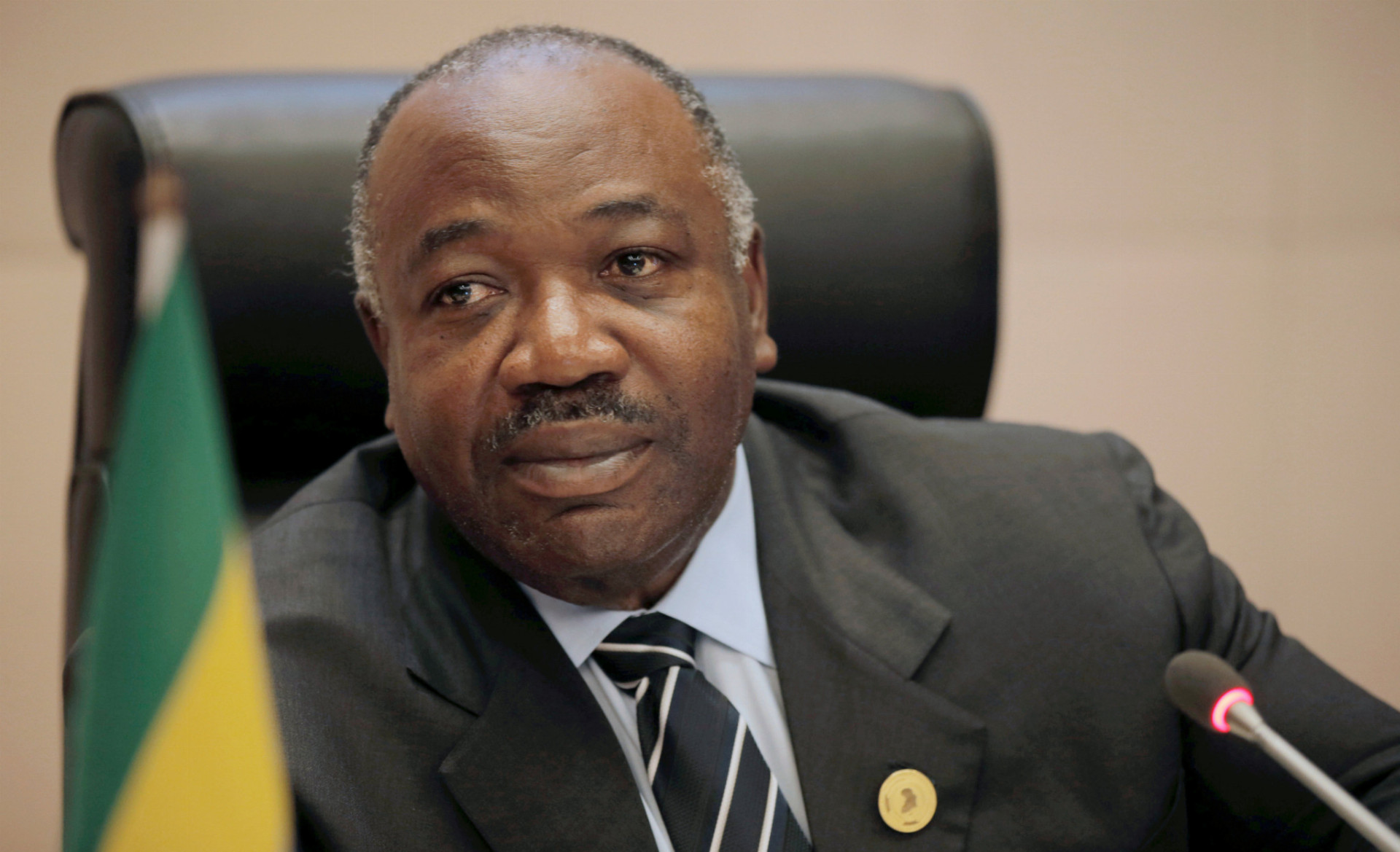 Gabonský prezident Ali Bongo Ondimba