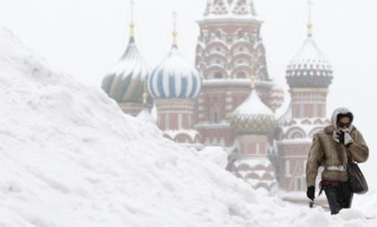 Snehová kalamita v Moskve