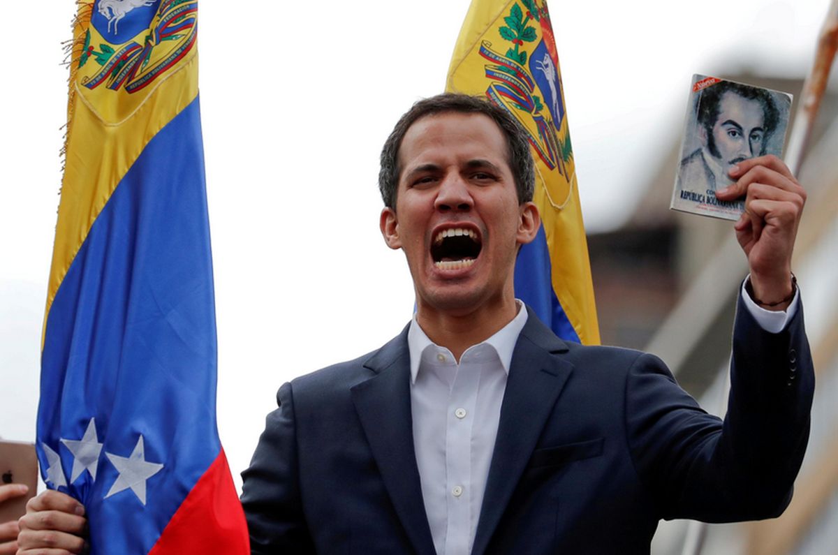 Opozičný venezuelský líder Juan Guaidó