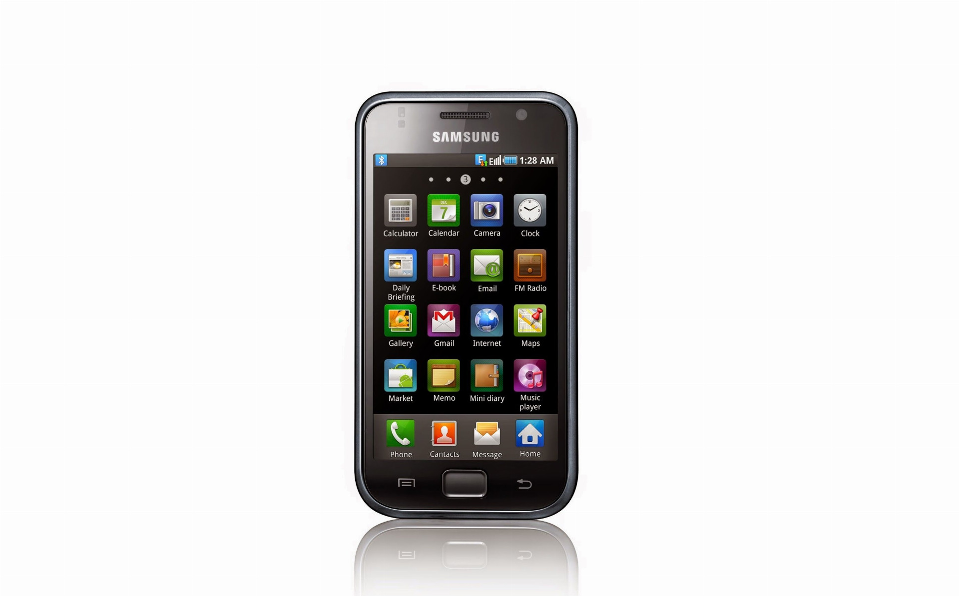 Prvý smartfón z tejto línie s názvom Samsung Galaxy S uviedol Samsung na trh v roku 2010. Predstavoval základ, od ktorého sa výrobca v nasledujúcich obdobiach odrážal. Na svoju dobu mal najrýchlejší grafický procesor a s hrúbkou 9,9 mm bol najtenším smartfónom na vtedajšom trhu. Už vtedy obsahoval Super AMOLED displej s veľkosťou 4 palce (480 x 800 p). V prvých recenziách ho médiá veľmi pochvaľovali a okamžite ho zaradili k top Android zariadeniam. Jeho vnútorné úložisko malo zlomok z dnešných hodnôt, presnejšie 512 MB pamäte RAM a 8/16 GB úložného priestoru. V čase uvedenia obsahoval Galaxy S verziu Android 2.1 Eclair. Ako komplexné zariadenie, samozrejme, obsahoval fotoaparát s rozlíšením 5 MP a Samsung si už vtedy uvedomoval dôležitosť selfie – preto tu nechýbala predná kamera, i keď s veľmi nízkym rozlíšením. Batéria s kapacitou 1 500 mAh sa dala vymieňať.