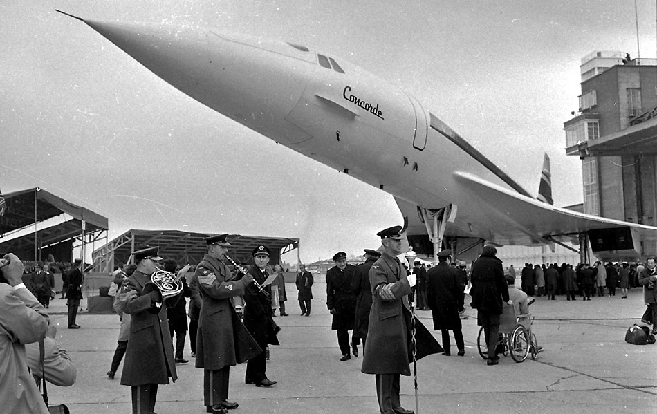 Concorde prvýkrát predstavili verejnosti v decembri 1967.