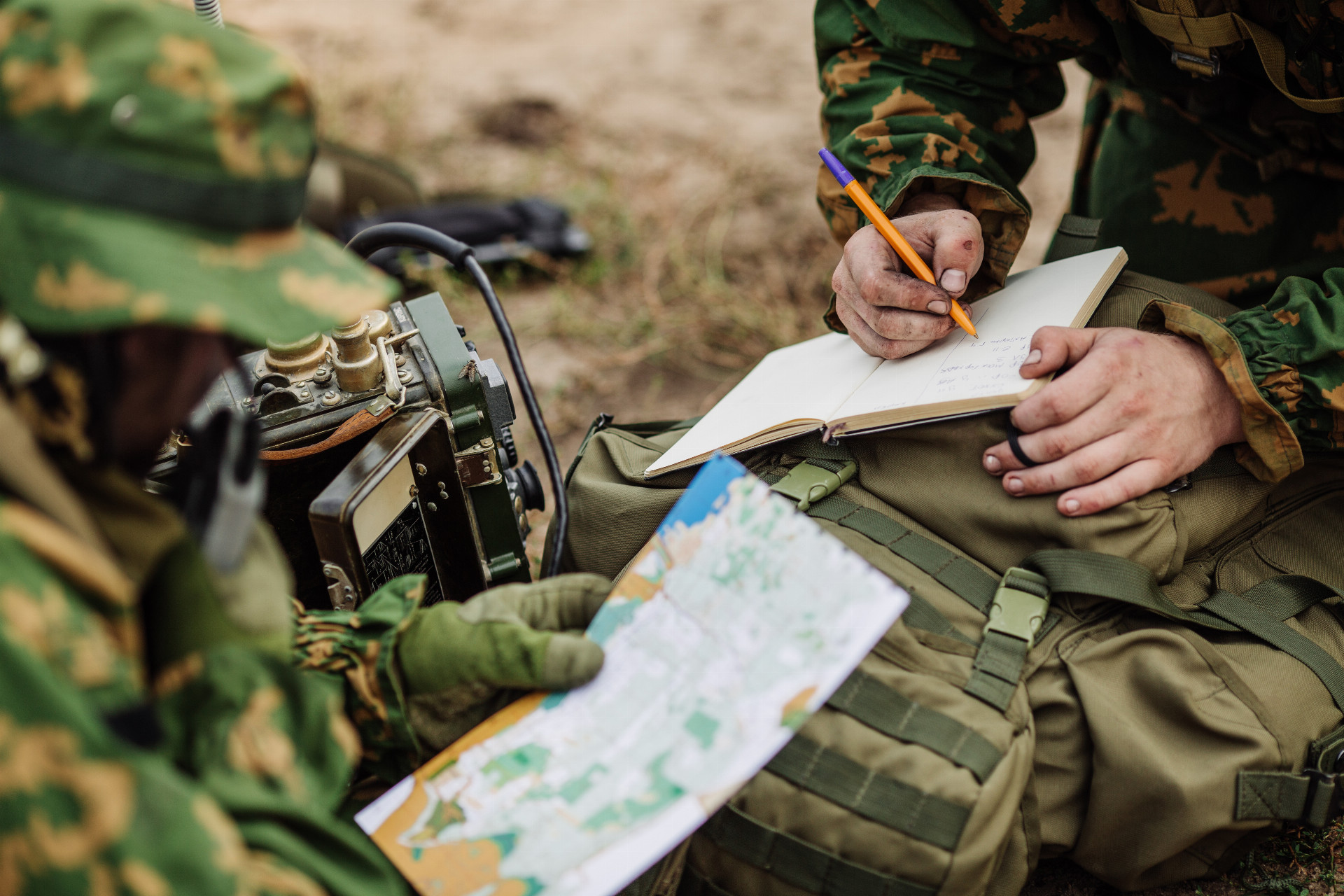 vojak píše list