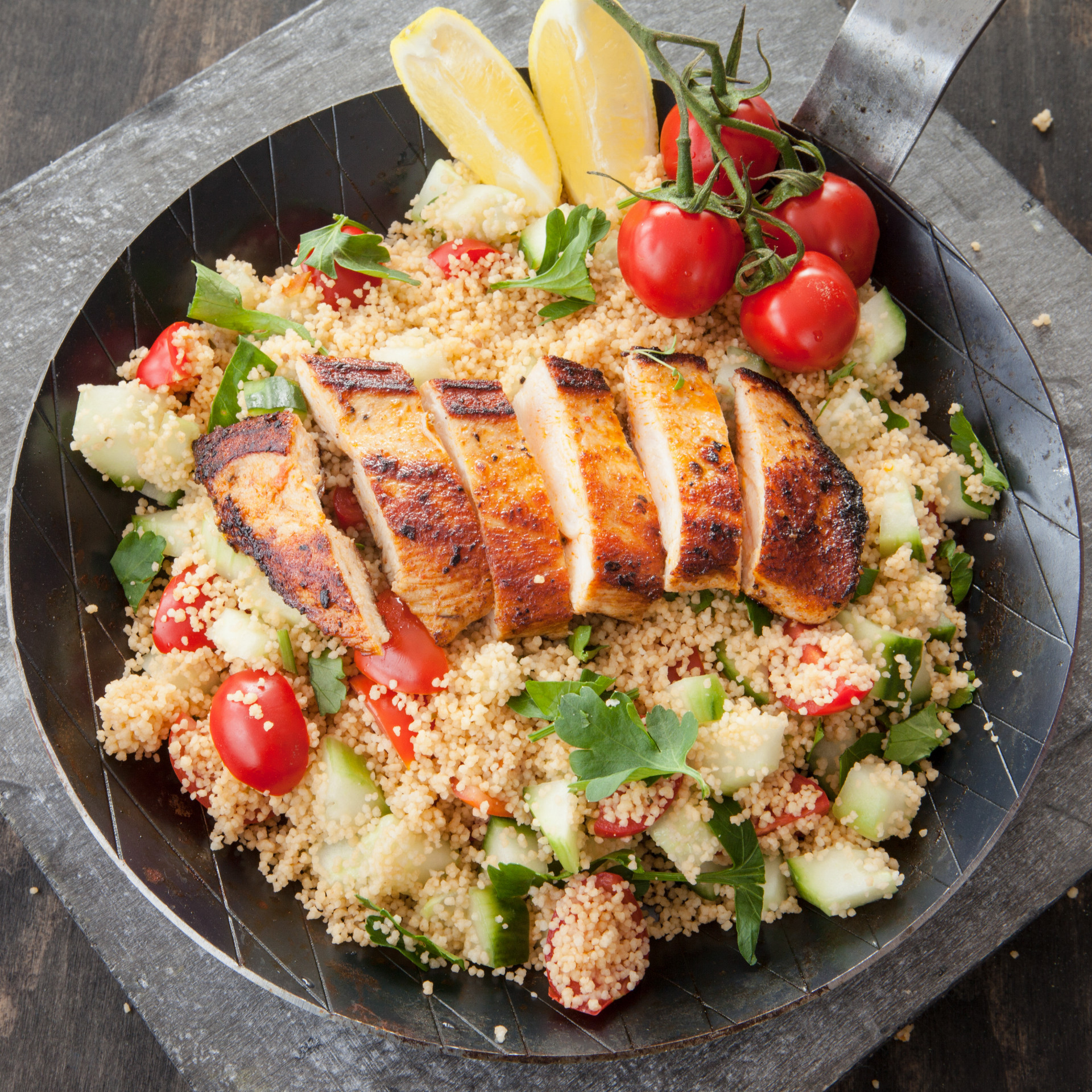 chicken with couscous 