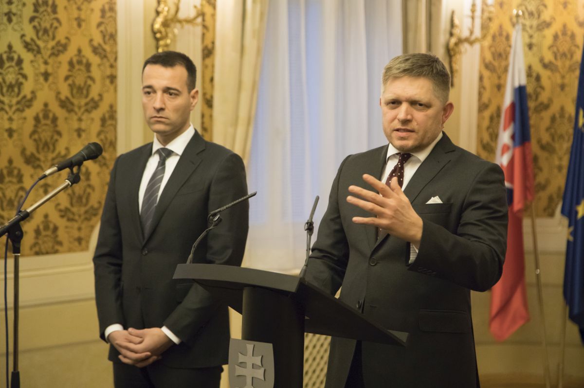 Robert Fico a Tom&aacute;&scaron; Drucker