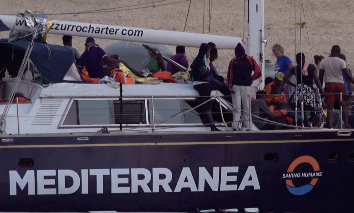 Migranti v Lampeduse