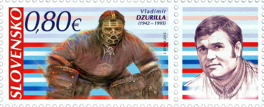 V roku 2015 si legendárneho hokejistu pripomenula vydaním známky s jeho podobizňou aj Slovenská pošta.