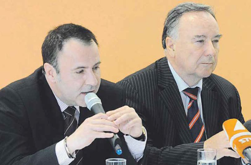 Dvaja najvýznamnejší predstavitelia spoločnosti Niké. Roman Berger (vľavo) spolu s otcom Ottom vedú úspešnú firmu.