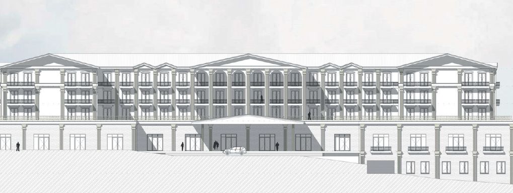 Nový hotel v Rajeckých Tepliciach by chcel developer podľa zámeru začať stavať v apríli 2020 a uviesť ho do prevádzky pred Vianocami 2023.