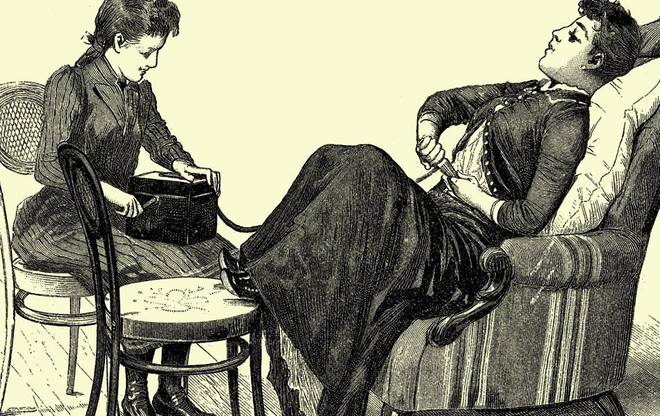 Taylorov vynález pomáhal ženám uľaviť od stresu a hysterických návalov.
