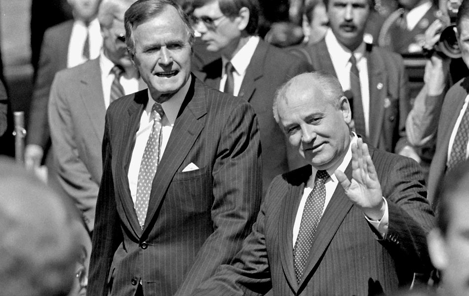 George H. W. Bush a Michail Gorbačov
