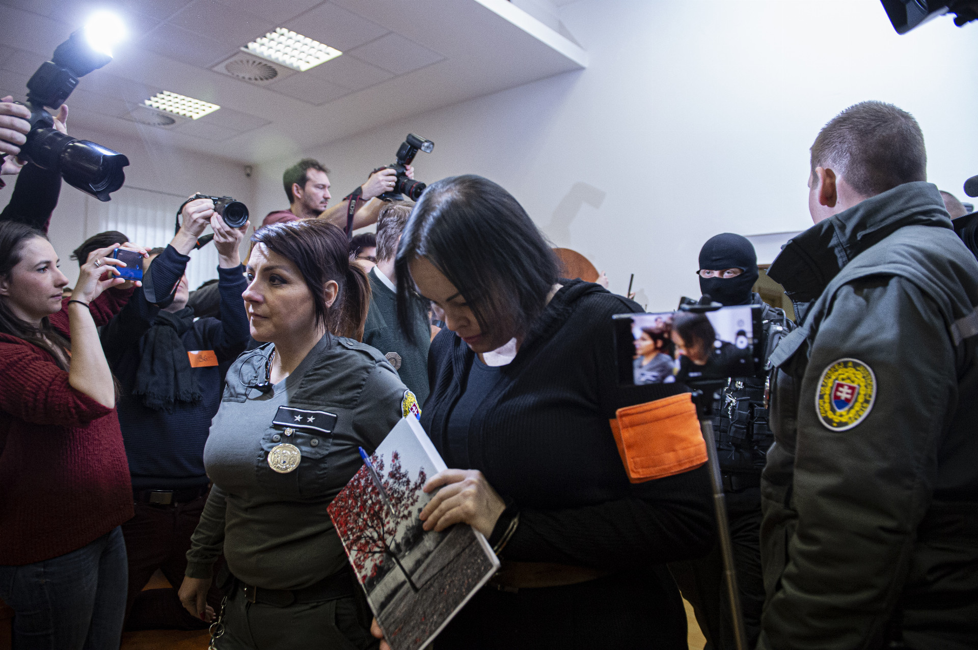 Obžalovan&aacute; Alena Zsuzsov&aacute; prich&aacute;dza do s&uacute;dnej siene