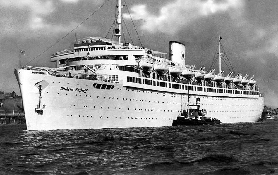 Wilhelm Gustloff v roku 1938, keď slúžil ako rekreačná loď pre prívržencov nacistického režimu.