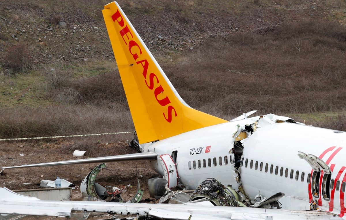 Havária lietadla v Turecku