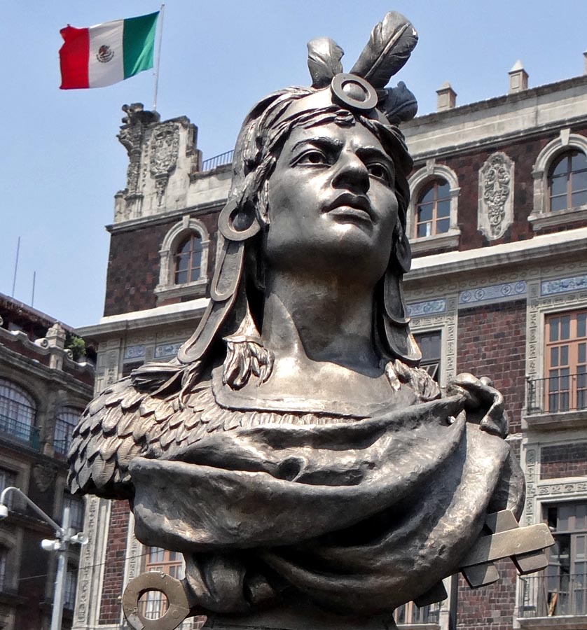 Pre Mexičanov je Cuauhtémoc dodnes národným hrdinom a v krajine má množstvo pomníkov.