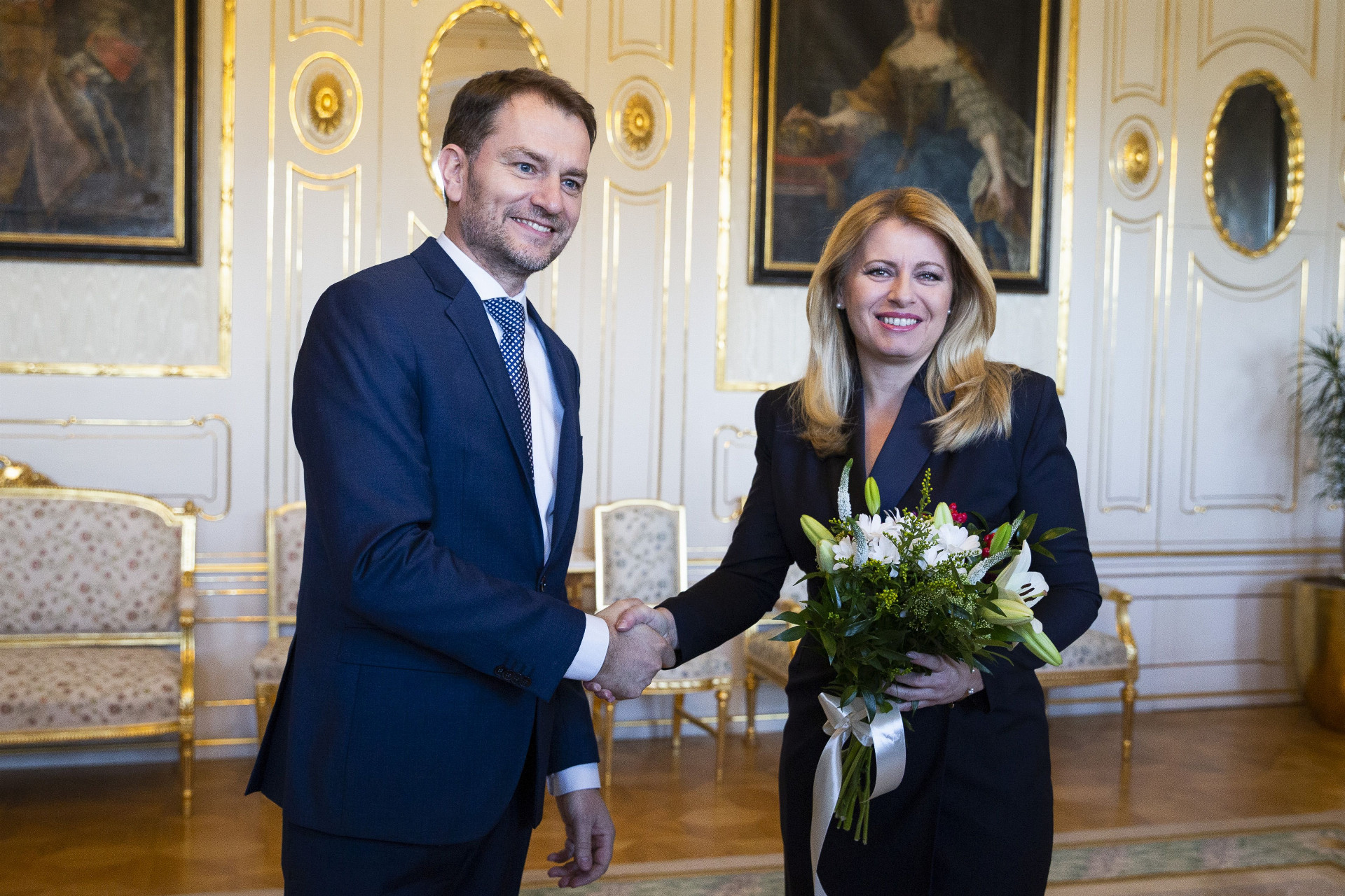Prvé povolebné stretnutie. Prezidentka Zuzana Čaputová zatiaľ Igorovi Matovičovi poverenie na zostavenie vlády nedala.