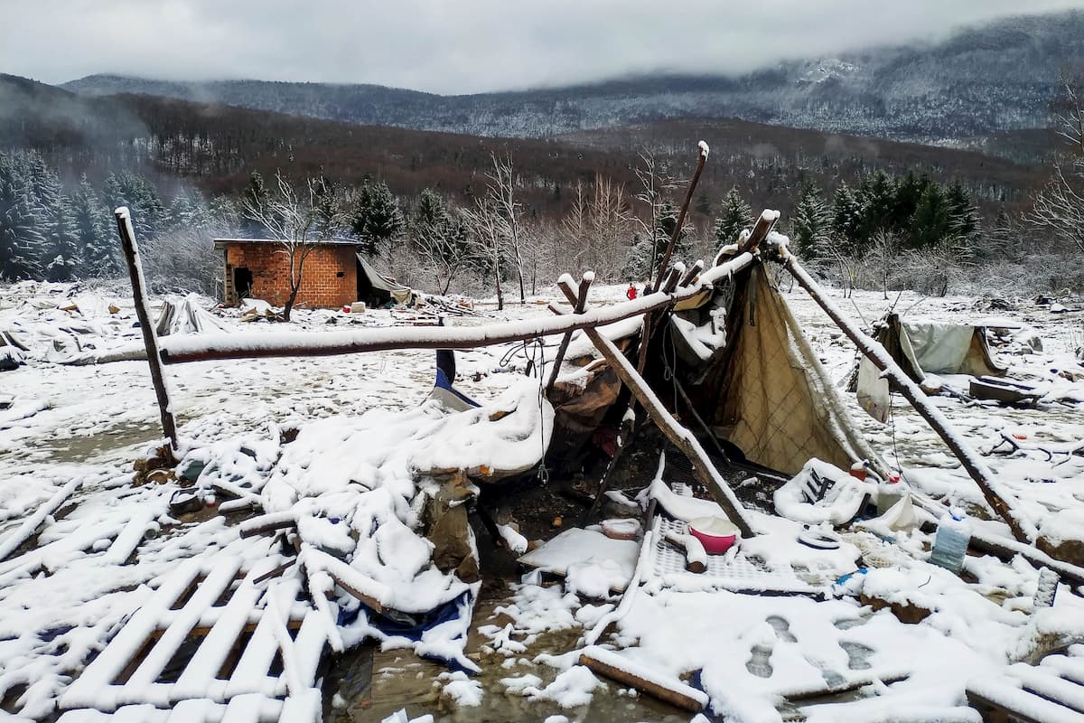 utečenecký tábor Bosna