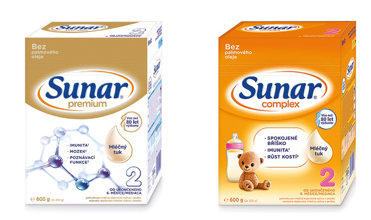 Dojčenské mlieko Sunar 