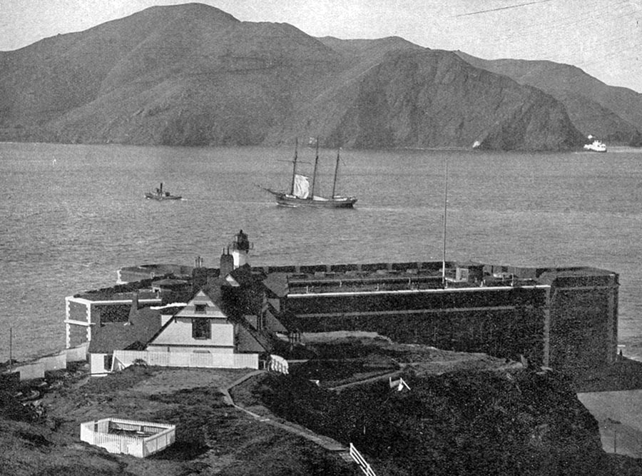 Úžina Golden Gate na sklonku 19. storočia, keď stavbu mosta považovali za utópiu.