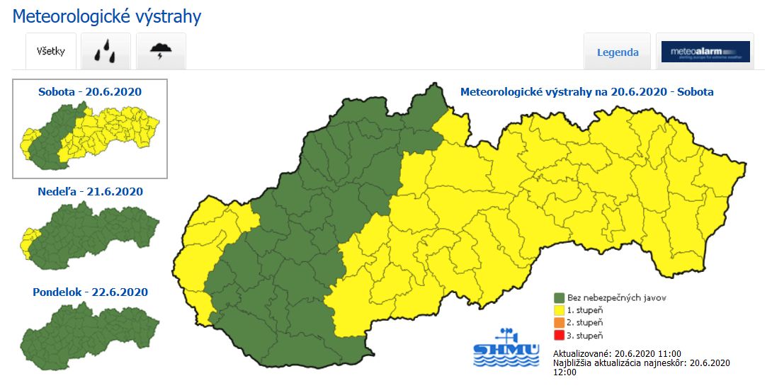 Meteorologické výstrahy