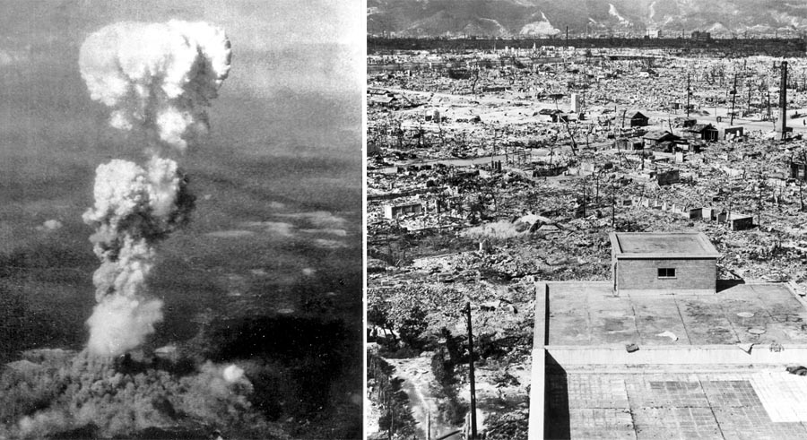 Prvú atómovú bombu zhodili Američania 6. augusta 1945 na japonskú Hirošimu. Výbuch mesto zrovnal so zemou a o život prišlo viac než 80-tisíc ľudí.