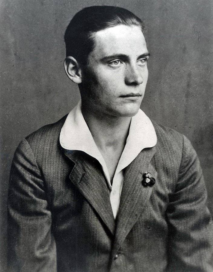Portrét Ladislava Novomeského zo študentských čias.