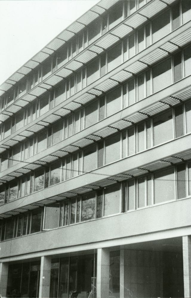 Budova ČSOB v Bratislave na Belopotockého ulici (rok 1972)