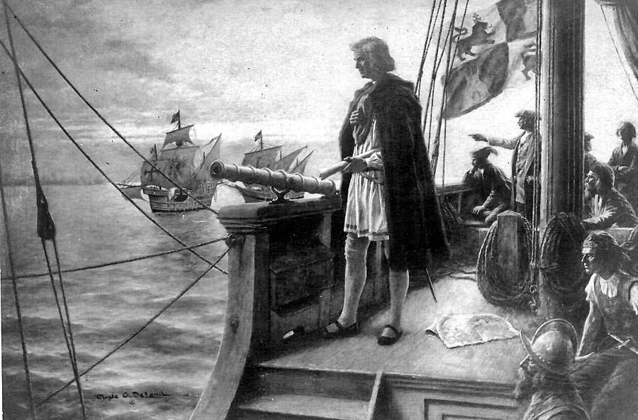 Zrejme prvým, kto zažil zvláštnu situáciu v oblasti Bermudského trojuholníka, bol v roku 1492 európsky objaviteľ Ameriky Krištof Kolumbus.