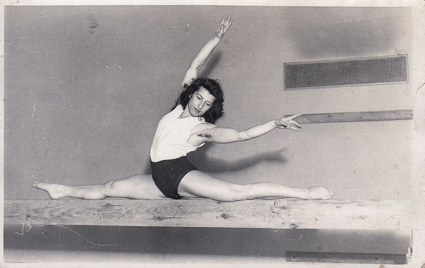Ágnes Keletiová v časoch najväčšej gymnastickej slávy.