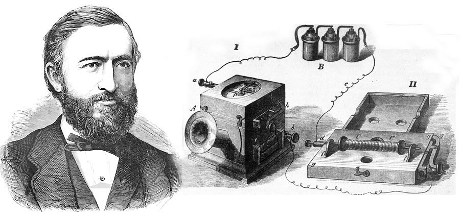 Nemecký učiteľ Johann Philipp Reis sa konštruovaním zariadenia na prenos hlasu zaoberal už v 60. rokoch 19. storočia. Svoj vynález si však patentovať nedal.