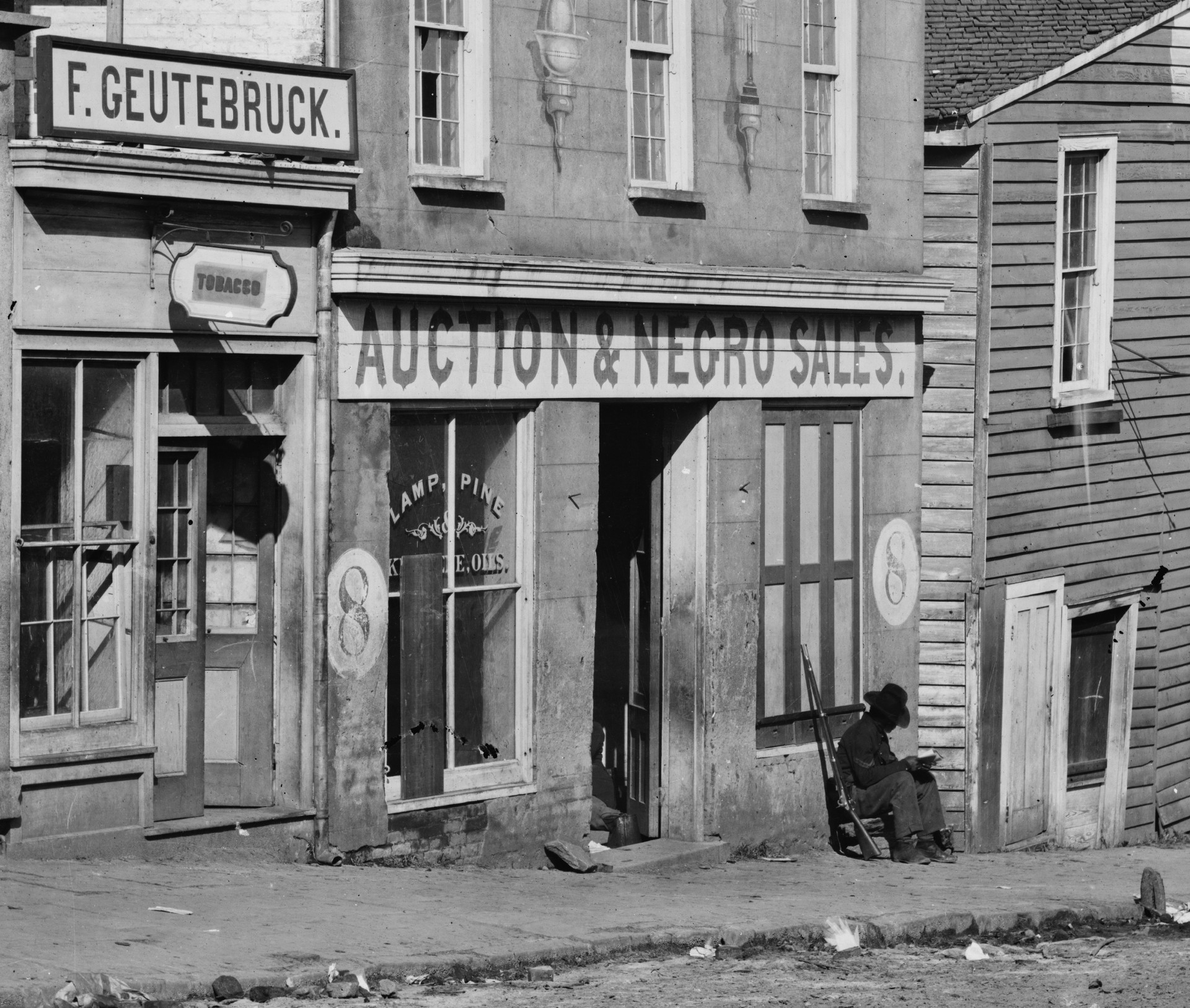 Trh s otrokmi -Slave_Market-Atlanta_Georgia_1864