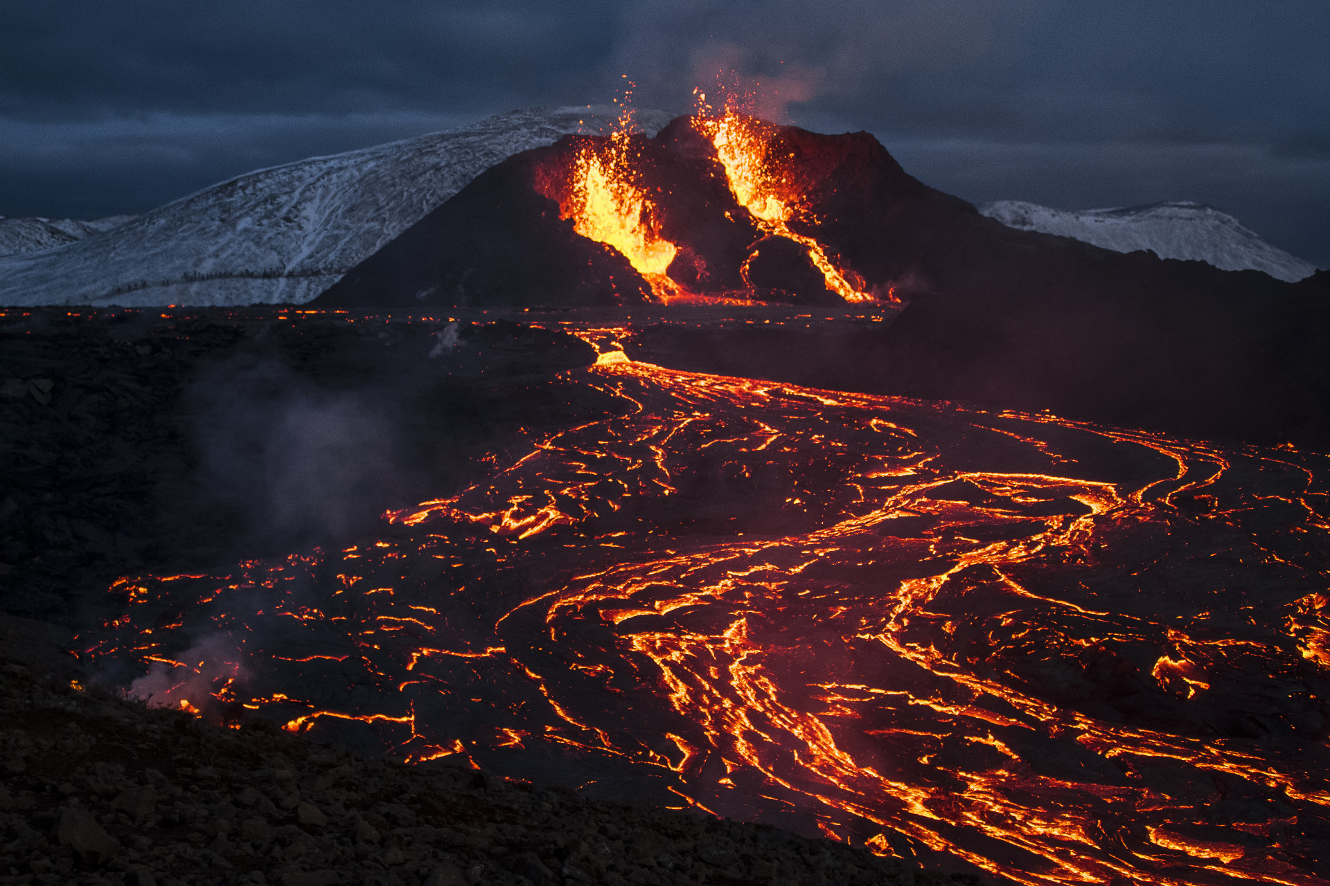 Sopka na Islande
