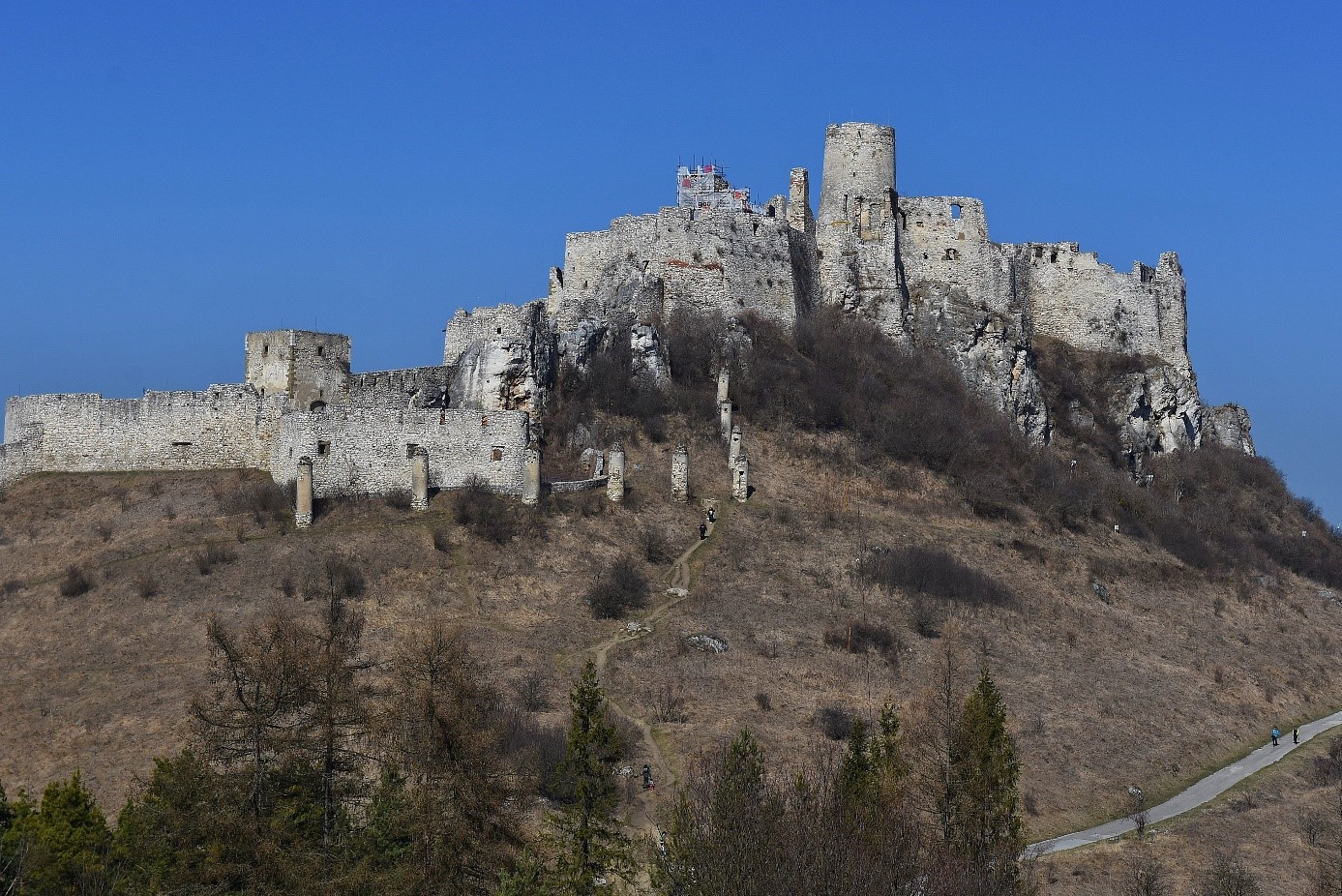 V Spišskom hrade je nádych románskeho štýlu (ilu)
